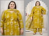Plus Size Glory Vol 1 By Moksh Lichi Viscose Handwork Kurti With Pant And Dupatta Wholesale Distributors In India